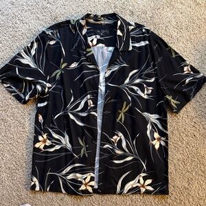 Rag & Bone Avery Black Floral Shirt
